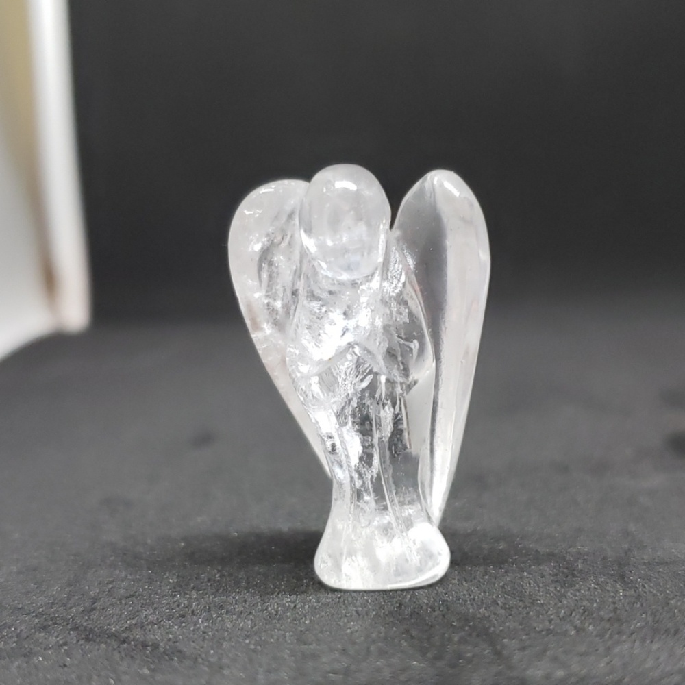 Clear quartz angel